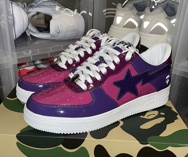 A Bathing Ape Bape Sta Low Color Camo Combo Purple Hishow Ru