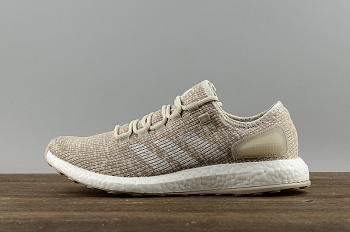 Adidas Pure Boost Beige White Running Shoes S82099