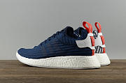 Adidas NMD R2 PK Primeknit Collegiate Navy Running White BB2952 - 5