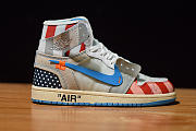 Air Jordan 1 Retro High Off-White Custom AA3834-108 - 5