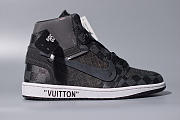 Louis Vuitton x Air Jordan 1 Pinnacle Black - 6