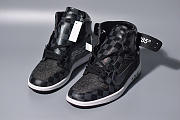 Louis Vuitton x Air Jordan 1 Pinnacle Black - 4