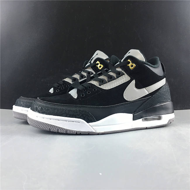 Air Jordan 3 Retro Tinker Black Cement Gold CK4348-007 - 1