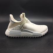 PHARRELL Adidas NMD HU TRAIL BLANK CANVAS WHITE AC7031 - 1