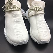 PHARRELL Adidas NMD HU TRAIL BLANK CANVAS WHITE AC7031 - 5