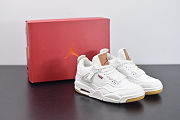 Air Jordan 4 Retro Levi's White AO2571-100 - 3