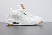 Air Jordan 4 Retro Levi's White AO2571-100 - 5