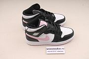 Air Jordan 1 Mid White Black Light Arctic Pink 555112-103 - 3