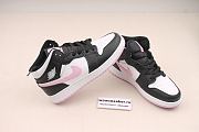 Air Jordan 1 Mid White Black Light Arctic Pink 555112-103 - 6