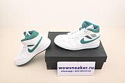 Air Jordan 1 Mid White Mystic Green CD6759-103 - 4