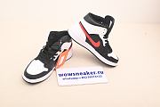 Air Jordan 1 Mid Black Chile Red White 554724-075 - 3