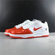 Nike SB Dunk Low Supreme Jewel Swoosh Red CK3480-600 - 1