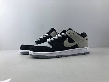 Nike Sb Zoom Dunk Low Pro Black/Wolf Grey-White-White 854866 001