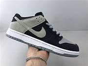 Nike Sb Zoom Dunk Low Pro Black/Wolf Grey-White-White 854866 001 - 6