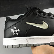 Nike SB Dunk Low Supreme Jewel Swoosh Silver CK3480-001 - 3