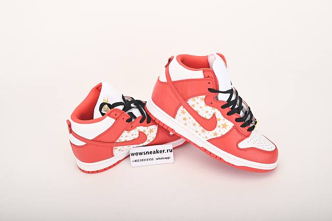 Nike Dunk High Pro SB Supreme Red Stars 307385-161 - 1