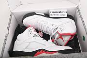 Air Jordan 5 Retro Fire Red Silver Tongue (2020) DA1911-102 - 6