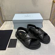 Prada Black Flat Sandals PR0012 - 2