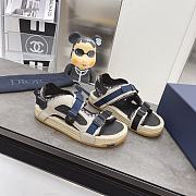 Dior Sandals Black Blue - 2