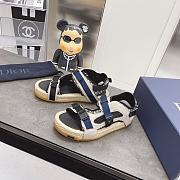 Dior Sandals Black Blue - 6