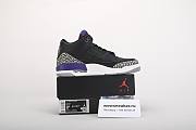 Air Jordan 3 Retro Black Court Purple CT8532-050 - 3