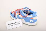 Nike Dunk Low Off-White Futura UNC DD0856-403 - 3