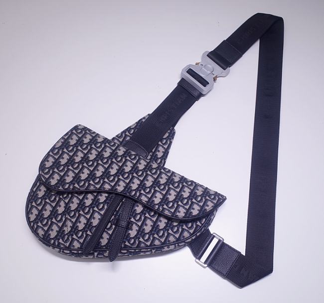 Dior Saddle Bag Oblique Jacquard Size 20x28x5cm - 1