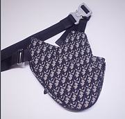 Dior Saddle Bag Oblique Jacquard Size 20x28x5cm - 4