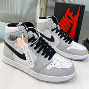 Air Jordan 1 Mid Light Smoke Grey 554725-092 - 2