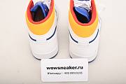 Air Jordan 1 Mid Royal Blue Laser Orange 554724 131 - 4