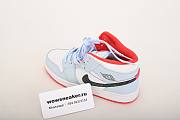 Air Jordan 1 Mid Half Blue Polka Dot Swoosh 555112-400  - 5