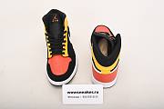 Air Jordan 1 Mid Black Amarillo Orange 852542-087 - 4