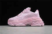 Balenciaga Wmns Triple S Sneaker Allover Logo - Pink 524039 W2FA1 5090 - 5