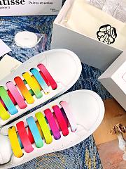 Alexander McQueen Oversized White Rainbow 553770WHX9P9035  - 3