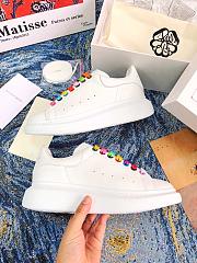 Alexander McQueen Oversized White Rainbow 553770WHX9P9035  - 6