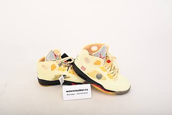 Nike Air Jordan 5 Off-White yellow DH8565-100