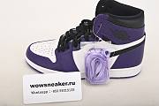 Air Jordan 1 Retro High Court Purple White 555088-500 - 2