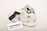 Air​ Jordan 5 x​off white AJ5 ow 3M CT8480-105  - 5