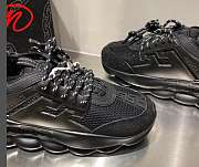 Versace Chain Reaction Trainers All Black - 3