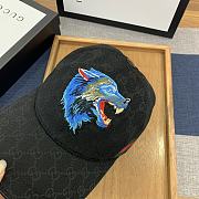 Gucci Canvas Baseball Hat Wolves - 5
