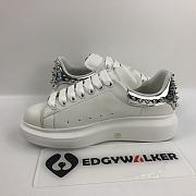 Alexander McQueen Oversized Spikes Silver - 3