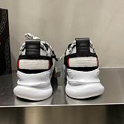Versace Chain Reaction Trainers Black Red  - 5