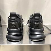 Versace Chain Reaction Trainers Black Pattern - 5