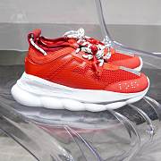 Versace Chain Reaction Trainers Red - 1