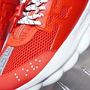 Versace Chain Reaction Trainers Red - 5