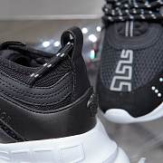 Versace Chain Reaction Trainers Black & White - 3