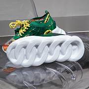 Versace Chain Reaction Trainers Green China Pattern - 2