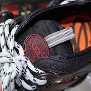 Versace Chain Reaction Trainers Black Orange Pattern - 4