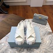 Prada Sandals White Monolith Padded Nappa - 2