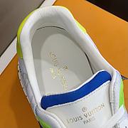 Louis Vuitton V2021 Run Away White Blue  - 3